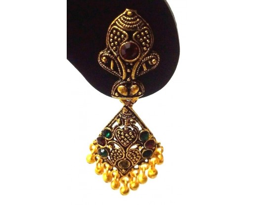 Golden Oxidized Earrings Jhumka Jhumki Bolly Imitation Jewelry Drop Dangle EA111